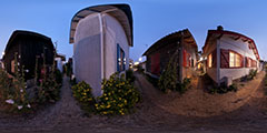 Lège Cap Ferret - village de l'Herbe... de nuit